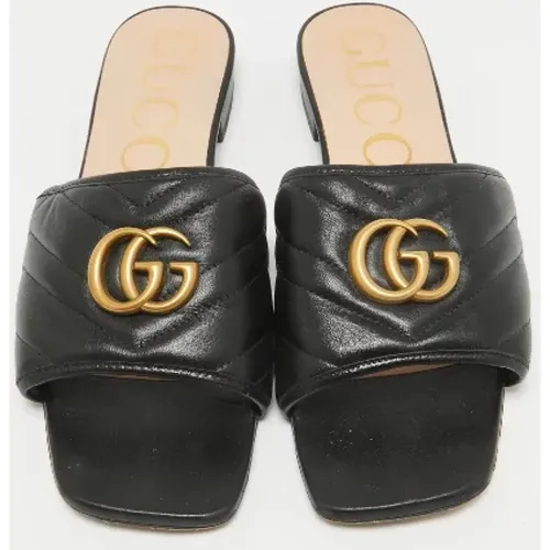 Pre-owned Leder sandals - Gucci Vintage - Modalova