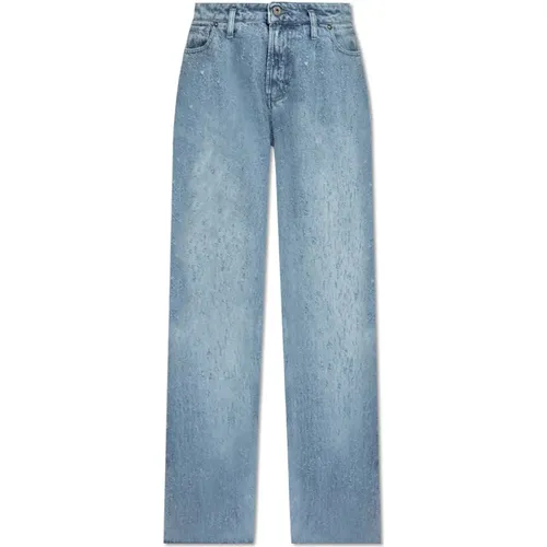 High-Waist-Jeans , Damen, Größe: W26 - Halfboy - Modalova