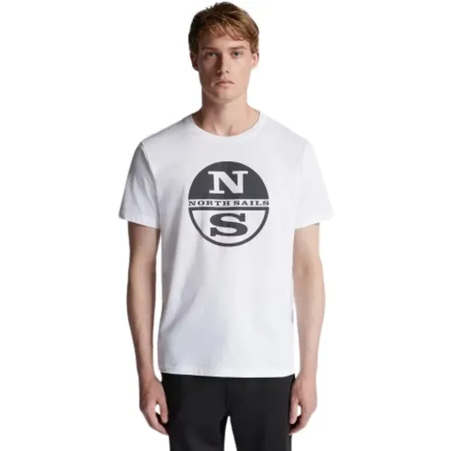 Round Neck Short Sleeve T-Shirt , male, Sizes: XL, S, 2XL, L, M - North Sails - Modalova