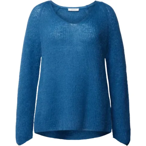 Blaue Pullover für Frauen , Damen, Größe: S - Max Mara - Modalova
