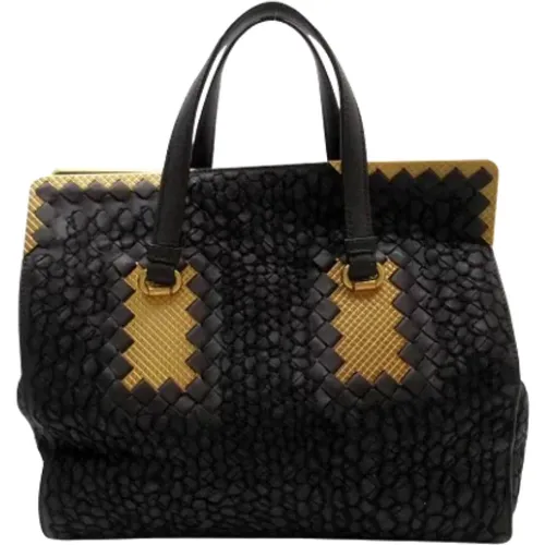 Pre-owned Leather handbags , female, Sizes: ONE SIZE - Bottega Veneta Vintage - Modalova