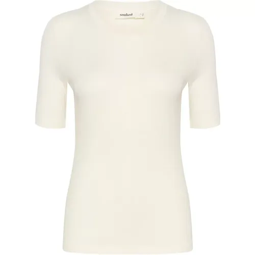 Rollneck Top Whisper , Damen, Größe: L - Soaked in Luxury - Modalova