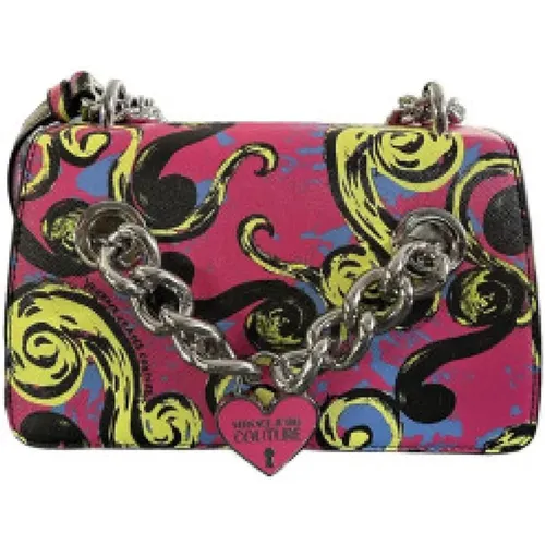 Shoulder Bag with All Over Print , female, Sizes: ONE SIZE - Versace Jeans Couture - Modalova