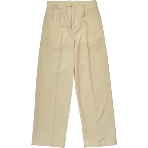 Cropped Trousers , female, Sizes: XL, M, S - Bonsai - Modalova