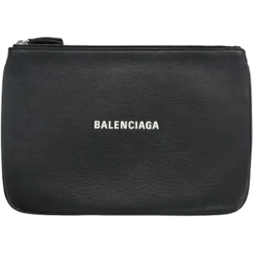 Pre-owned Leather clutches , female, Sizes: ONE SIZE - Balenciaga Vintage - Modalova