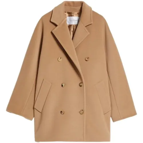 Camel Wool Cashmere Coat , female, Sizes: 2XS, XS - Max Mara - Modalova