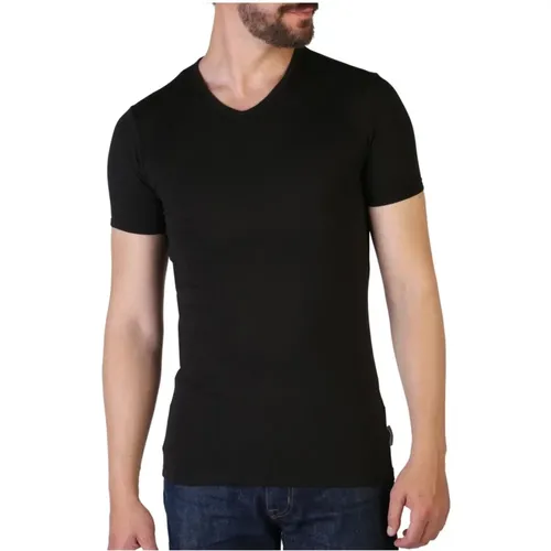 Slim Fit V-Neck T-Shirts , male, Sizes: S, M - Bikkembergs - Modalova