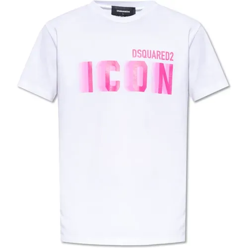 T-shirt with logo , male, Sizes: M, 3XL, L, S, XL - Dsquared2 - Modalova