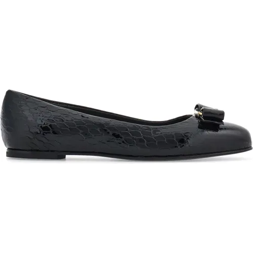 Nero Varina Stilvolle Modische Schuhe , Damen, Größe: 36 1/2 EU - Salvatore Ferragamo - Modalova