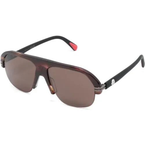 Ml0267 63E Sunglasses , unisex, Sizes: 57 MM - Moncler - Modalova