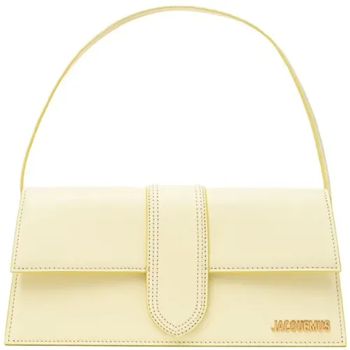 Gelbe Leder-Schultertasche - Jacquemus - Modalova