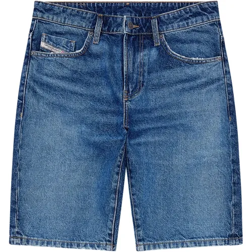 Slim denim shorts , male, Sizes: W30, W33, W34 - Diesel - Modalova