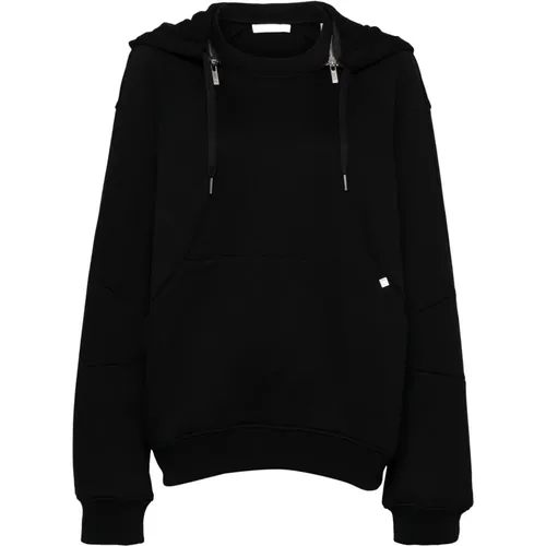 Schwarzer Zip Hoodie Combo , Herren, Größe: XL - Helmut Lang - Modalova