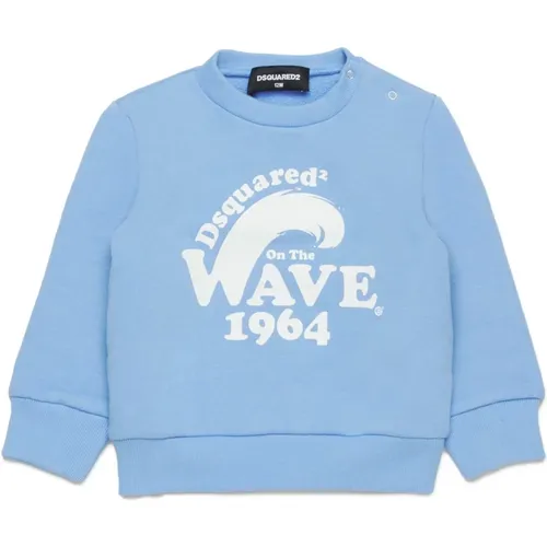Wave 1964 Crew-neck Sweatshirt - Dsquared2 - Modalova