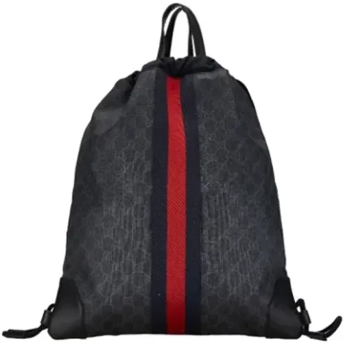 Pre-owned Canvas backpacks , female, Sizes: ONE SIZE - Gucci Vintage - Modalova