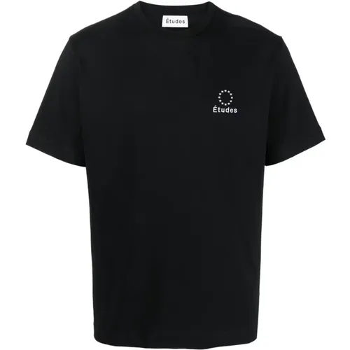 Bio-Baumwoll Logo T-Shirt , Herren, Größe: L - Études - Modalova