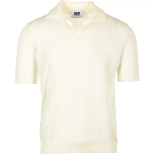 Classic Polo Shirts Collection , male, Sizes: L, XL, 2XL - Alpha Studio - Modalova
