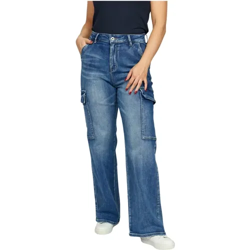 Slim-fit Jeans , Damen, Größe: M - 2-Biz - Modalova