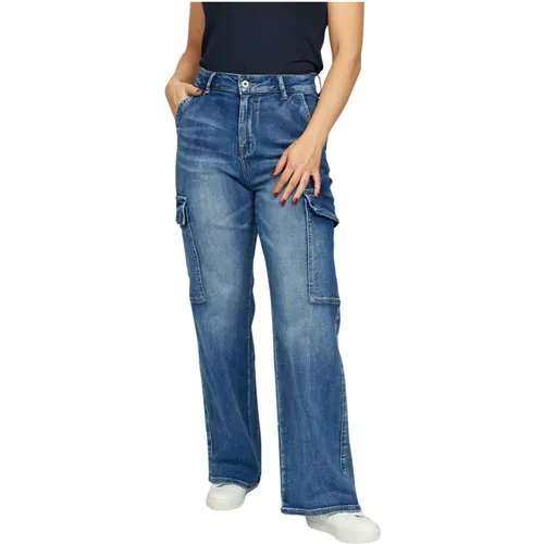 Slim-fit Jeans , Damen, Größe: S - 2-Biz - Modalova