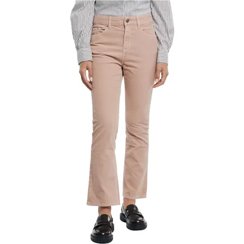Hoch taillierte Ripp-Jeans , Damen, Größe: W30 - Department Five - Modalova