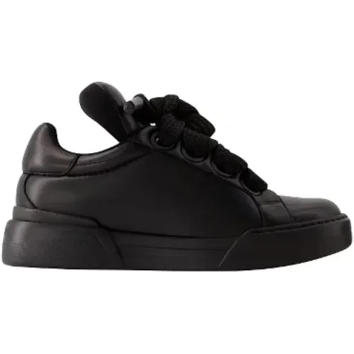 Pre-owned Leather sneakers , male, Sizes: 11 UK - Dolce & Gabbana Pre-owned - Modalova