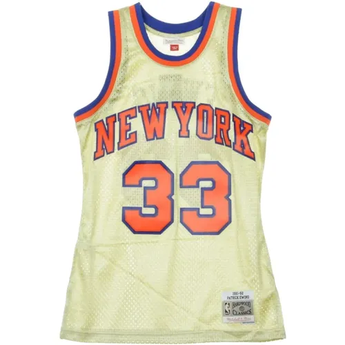 Vintage Basketball Tank Top Patrick Ewing , Herren, Größe: M - Mitchell & Ness - Modalova