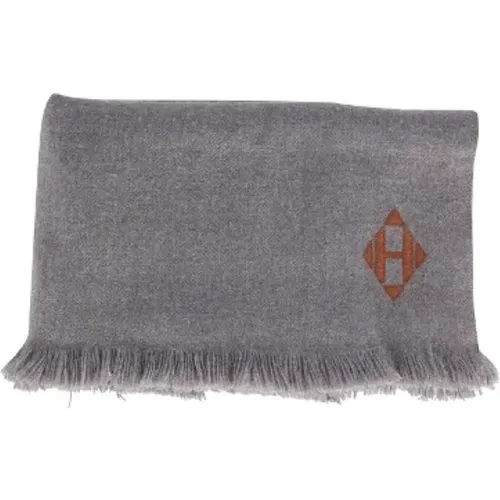 Pre-owned Wool scarves , female, Sizes: ONE SIZE - Hermès Vintage - Modalova