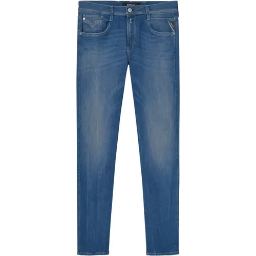 Slim-fit Jeans , male, Sizes: W36 L32, W33 L32, W30 L30, W32 L32 - Replay - Modalova