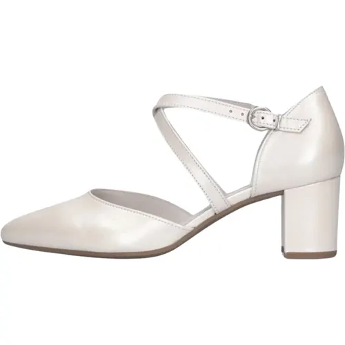 Weiße Sandalen Eleganter Stil 343 , Damen, Größe: 38 EU - Gabor - Modalova