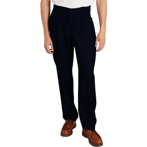 Double-pleated Trousers in woolen cloth , male, Sizes: XL - L'Exception Paris - Modalova