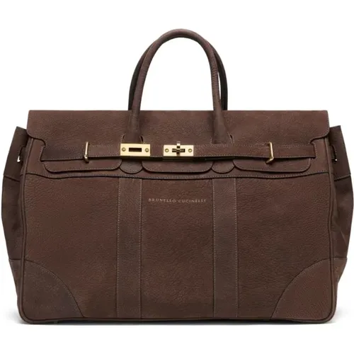 Bags for Stylish Fashionistas , male, Sizes: ONE SIZE - BRUNELLO CUCINELLI - Modalova