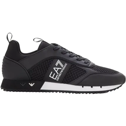 Logo Sneakers mit Herausnehmbarer Innensohle , Herren, Größe: 40 EU - Emporio Armani EA7 - Modalova