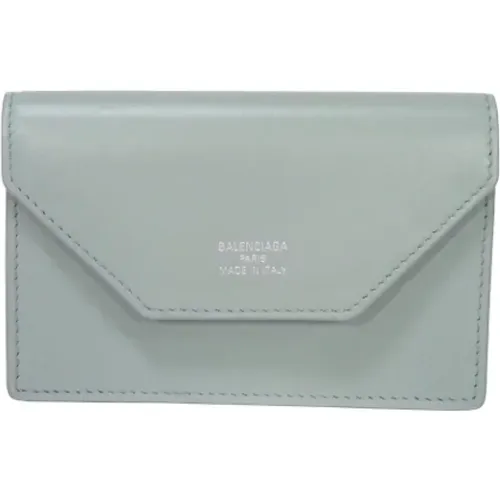 Pre-owned Leather wallets , female, Sizes: ONE SIZE - Balenciaga Vintage - Modalova