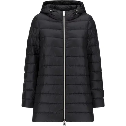 Ultraleichte A-Shape Nylon Steppjacke , Damen, Größe: L - Herno - Modalova