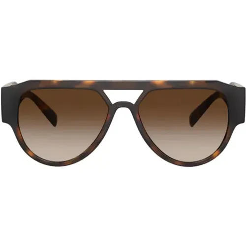 Bold Pilot Style Sunglasses , unisex, Sizes: 57 MM - Versace - Modalova