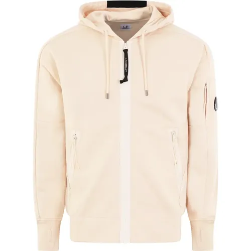 Stilvolle Zip Up Kapuzenpullover , Herren, Größe: S - C.P. Company - Modalova