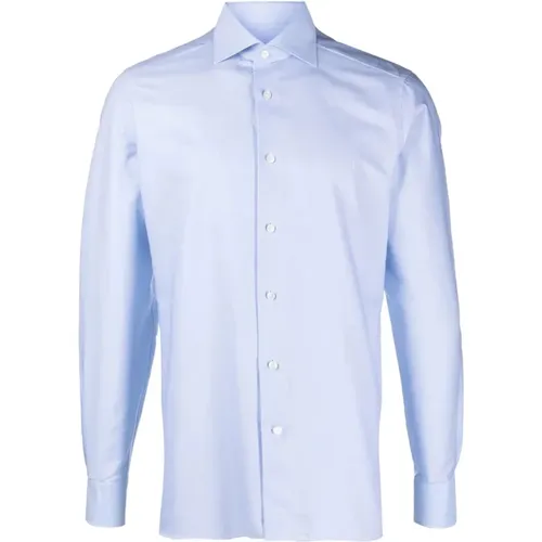Cotton dress shirt , male, Sizes: 3XL, XL, 4XL, M, 5XL, L - Ermenegildo Zegna - Modalova