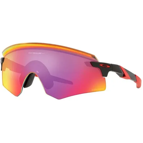 Sporty Encoder Sunglasses with Prizm Road Lenses , male, Sizes: 36 MM - Oakley - Modalova