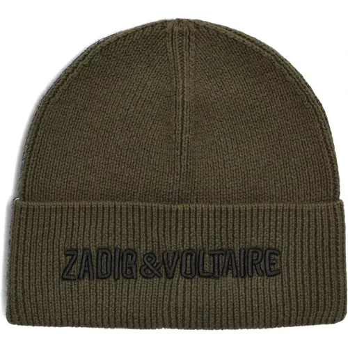 Khaki Jungen Beanie X60277 - Zadig & Voltaire - Modalova