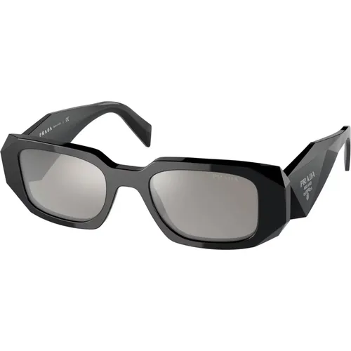 Silver/Grey Silver Sunglasses,Caramel /Dark Grey Sunglasses,Ivory/Purple Sonnenbrille PR 17WS,Grey/Dark Grey Sunglasses - Prada - Modalova
