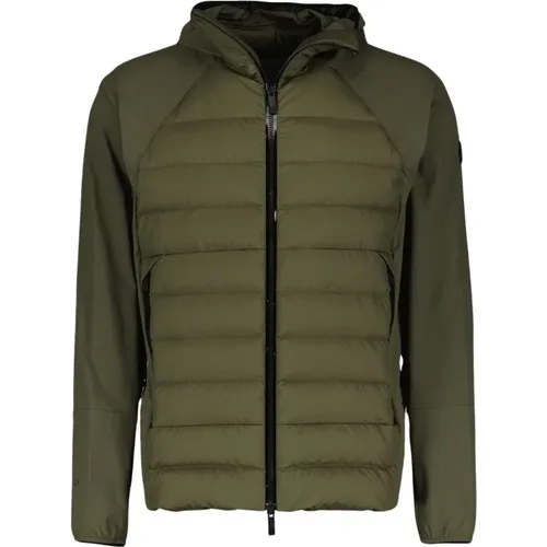 Quilted Jacket with High Collar , male, Sizes: M - Moncler - Modalova