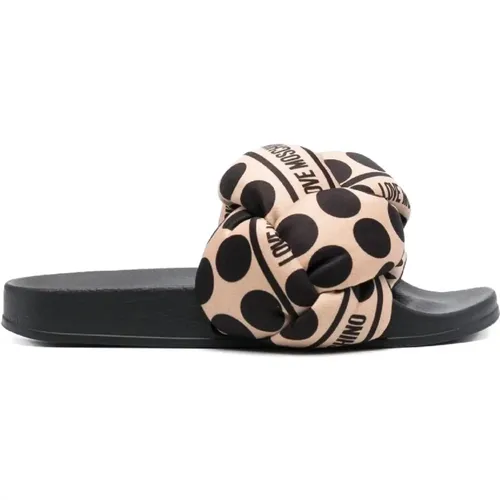 Sliders , female, Sizes: 3 UK - Love Moschino - Modalova