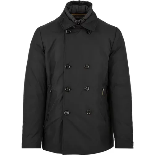 Zipper and Button Front Coats , male, Sizes: M, XL, 2XL - Moorer - Modalova