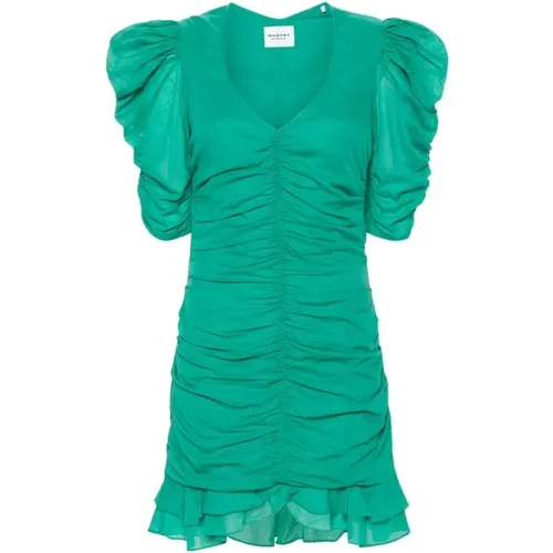 Grünes Kleid aus Bio-Baumwolle , Damen, Größe: M - Isabel Marant Étoile - Modalova