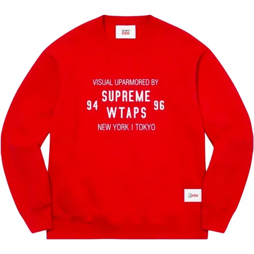 Roter Cross-Grain Crewneck Limited Edition - Supreme - Modalova