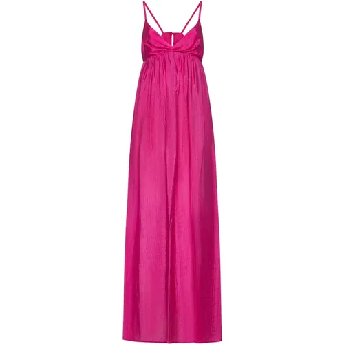 Fuchsia Marisol Dress , female, Sizes: M - Momoni - Modalova