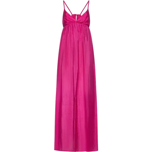 Fuchsia Marisol Dress , female, Sizes: S, M - Momoni - Modalova