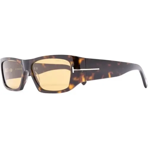 Ft0986 52E Sunglasses , male, Sizes: 56 MM - Tom Ford - Modalova