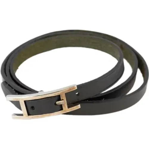 Pre-owned Leather bracelets , unisex, Sizes: ONE SIZE - Hermès Vintage - Modalova