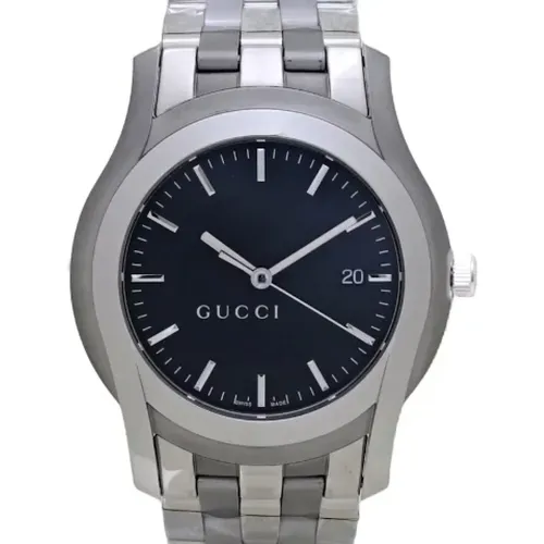 Pre-owned Stainless Steel watches , female, Sizes: ONE SIZE - Gucci Vintage - Modalova